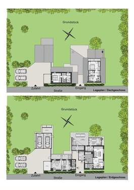 Lageplan Erdgeschoss - 