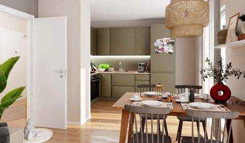 Küche - Etagenwohnung mit 75,40 m² in Berlin zum Kaufen