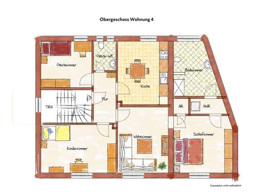 Obergeschoss Wohnung 4 - 