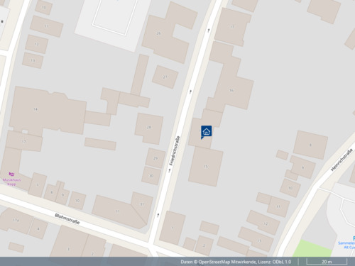 Nebenstraße als Einbahnstraße - 