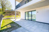 Überdachter Teil der Terrasse - 2 Zimmer Etagenwohnung in Eutin