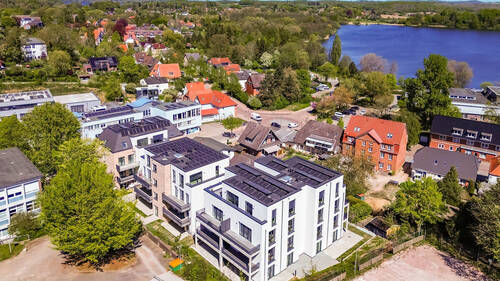 Luftbildaufnahme - Etagenwohnung mit 65,80 m&sup2; in Eutin zur Miete