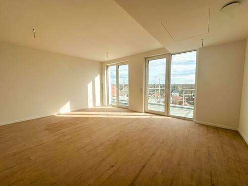 Offener Wohnbereich mit schönem Ausblick - 3 Zimmer Etagenwohnung zum Kaufen in Leipzig