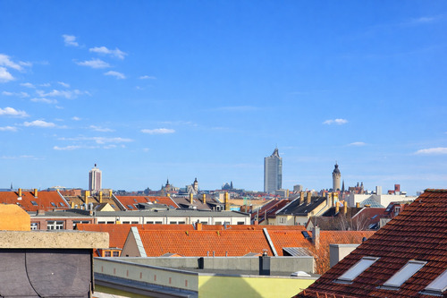 Blick auf Leipzig - 