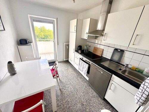 Küche mit Essbereich - Etagenwohnung mit 51,50 m² in Mannheim zur Miete