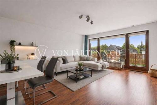 Wohnzimmer - 2 Zimmer Etagenwohnung zum Kaufen in Hamburg