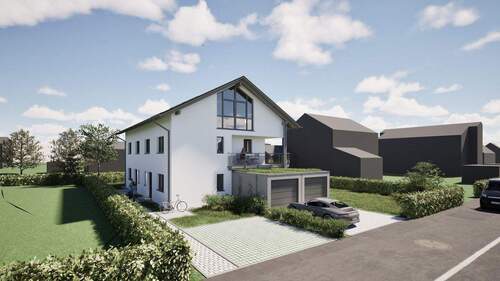 Visualisierung Nordwest - 5 Zimmer Doppelhaushälfte in Kolbermoor