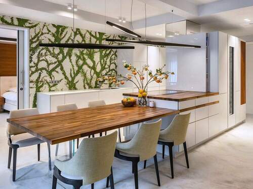 Essbereich mit Küche - 4 Zimmer Etagenwohnung zum Kaufen in Frankfurt am Main