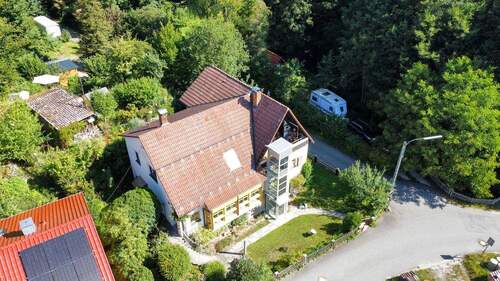 Luftaufnahme - 5 Zimmer Einfamilienhaus in Aufseß