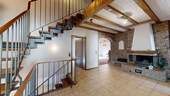 Kaminzimmer und Treppenhaus Erdgeschoss - 