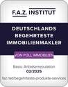 Siegel_FAZ_Begehrteste Produkte_2025_Standard_VON POLL IMMOBILIEN - 