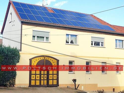 Hausansicht - Geräumiges Wohnhaus mit Nebengelass und großem Grundstück in ländlicher Lage, nahe Rohna