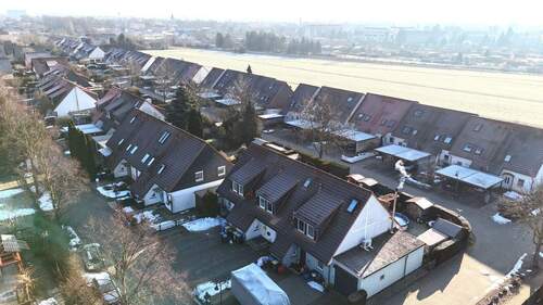 Drohnenaufnahme - 4 Zimmer Reihenmittelhaus in Barleben