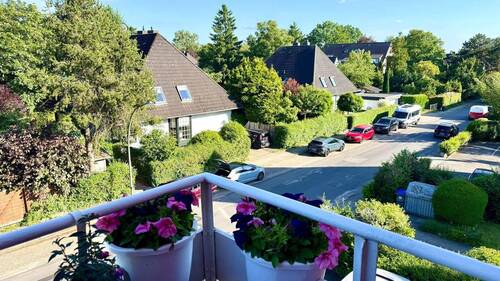 Aussicht Balkon - 4 Zimmer Etagenwohnung in Hamburg