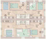 Grundriss OG - 5 Zimmer Doppelhaushälfte in Gilching