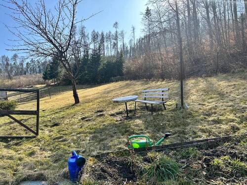 Garten nur wenige Meter entfernt - Doppelhaushälfte mit 90,00 m² in Schmalkalden / Grumbach zum Kaufen
