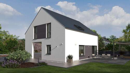 Ansicht Garten - 5 Zimmer Einfamilienhaus zum Kaufen in Schweich