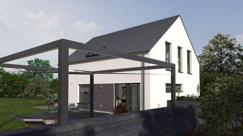 Ansicht Garten - Einfamilienhaus mit 192,00 m² in Schweich zum Kaufen