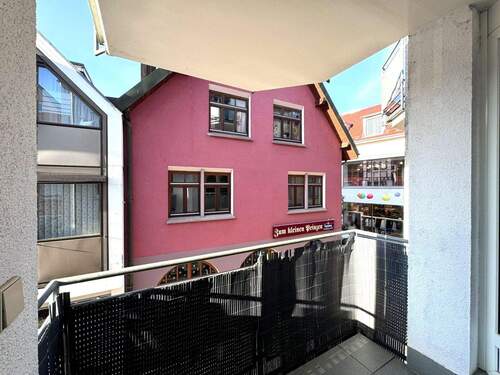 Aussicht vom Balkon - 