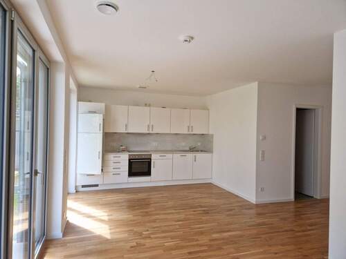 offene Küche - Terrassenwohnung mit 64,00 m&sup2; in Leipzig zur Miete