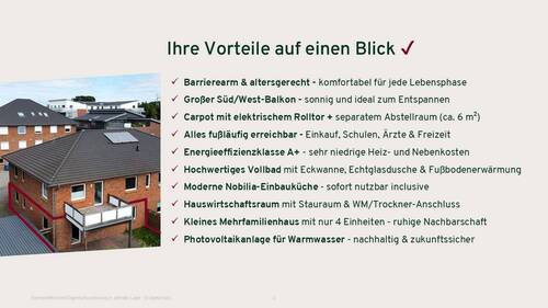 Ihre Vorteile auf einen Blick - 3 Zimmer Etagenwohnung zum Kaufen in Kaltenkirchen