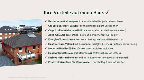 Ihre Vorteile auf einen Blick - 3 Zimmer Etagenwohnung zum Kaufen in Kaltenkirchen