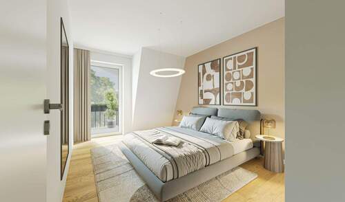 Whg.9 Schlafzimmer .jpg - Ferienwohnung mit 2 Balkonen - 522.410,00&nbsp;EUR Kaufpreis, ca.&nbsp; 60,40&nbsp;m&sup2;&nbsp;Wohnfl&auml;che