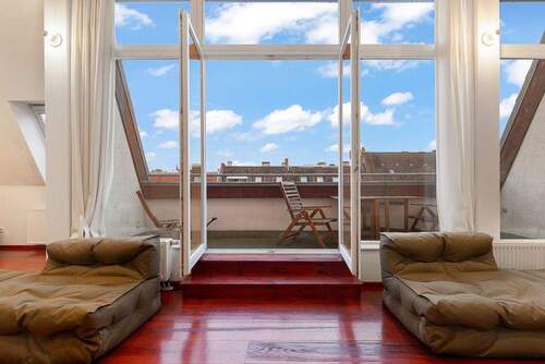 Wohnbereich mit Westterrasse - 