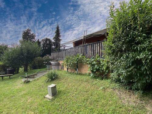 Blick auf den Bungalow - Grundstück zum Kaufen in Dornburg-Camburg