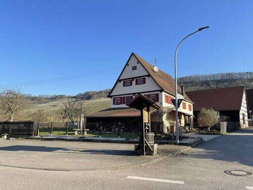 Südseite Bauernhof+Scheune - Einzigartiger Pferdehof in Geddelsbach zwischen malerischen Weinbergen