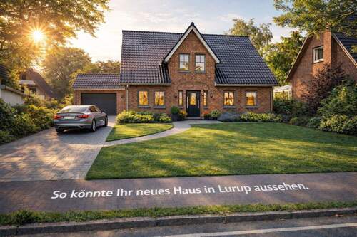 Beispiel Haus in Lurup vorn - Grundstück in Hamburg