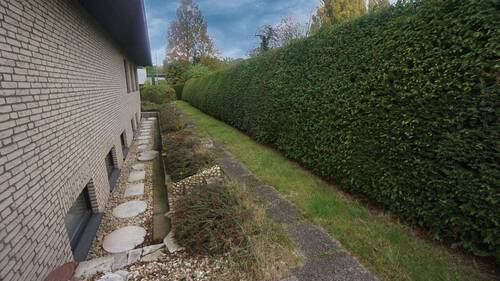 Grünfläche neben dem Haus - 