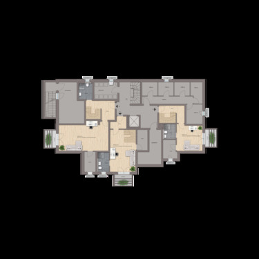 Kellerplan - 3 Zimmer Etagenwohnung in Roth