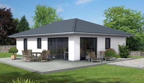 Terrassenansicht - Energieeffizient und nachhaltig mit KfW 40 Förderung!