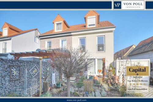 Von Poll Immobilien - Titelbild - Ankommen und wohlfühlen: Lichtdurchflutete Doppelhaushälfte mit Garten, Garage und Glasfaser