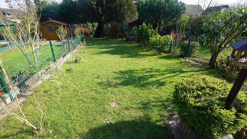 der Blick in den Garten - 4 Zimmer Reihenmittelhaus in Rheinberg