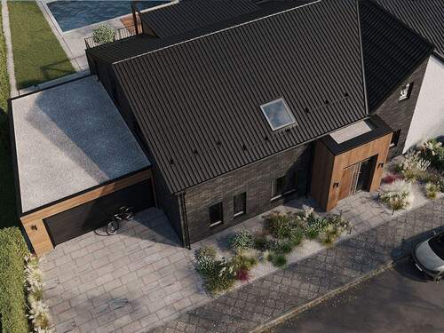 Visualisierung Neubau - Doppelhaushälfte mit 277,20 m² in Mönchengladbach zum Kaufen