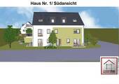 Haus Nr. 1 Süd-Ostansicht.jpg - LETZTE WOHNUNG IM HAUS! 3,5-Zimmer-Neubau-Wohnung mit Balkon in ruhiger und grüner Wohnlage