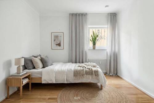 Schlafzimmer - Etagenwohnung mit 63,00 m&sup2; in Bad Homburg vor der Höhe zum Kaufen