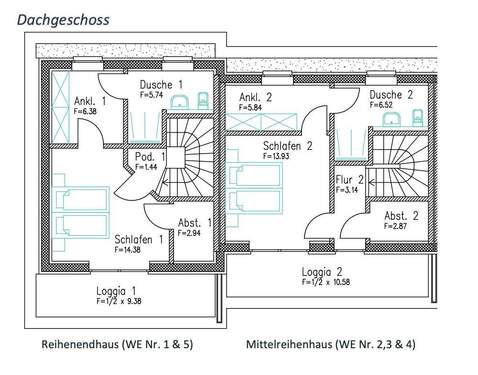 Staffelgeschoss - 5 Zimmer Reihenmittelhaus in Reppenstedt