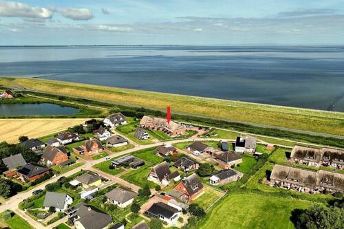 Luftbild - 3 Zimmer Reihenmittelhaus zum Kaufen in Nordstrand