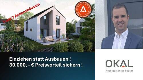 Bild 1 - AKTION !! Ihr Traumhaus - gebaut auf Ihrem Grundstück oder mit unserem Grundstücksservice - EINZUGSFERTIG