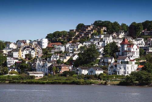 Bild 1 - Gartenetage mit Loft-Charakter im Blankeneser Treppenviertel - feiner Elbblick