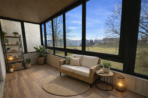 verglaster Balkon - Etagenwohnung mit 82,00 m&sup2; in Ostfildern zum Kaufen