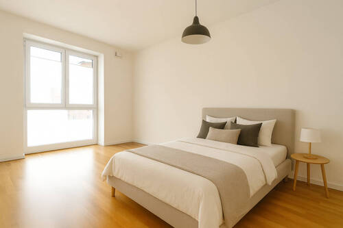 Homestaging Schlafzimmer (KI-generiert) - 