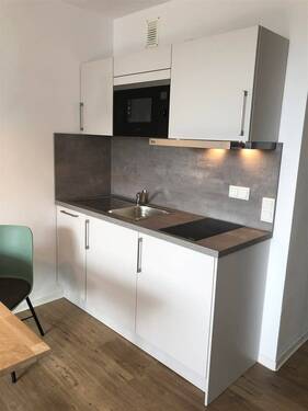 Küche - Etagenwohnung mit 27,00 m² in Nürnberg zur Miete