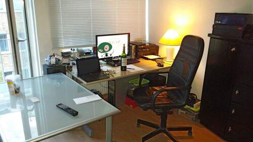 Büroecke im Wohn/Schlafzimmer - 