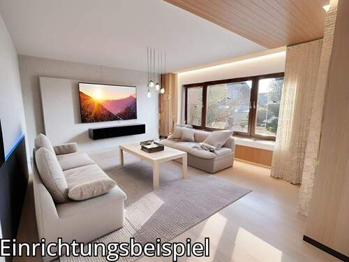 Einrichtungsbeispiel Wohnzimmer EG - 5 Zimmer Mehrfamilienhaus, Wohnhaus zum Kaufen in Altdorf