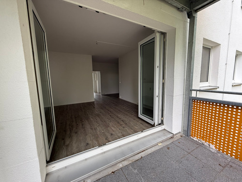 Blick vom Balkon - 4 Zimmer Etagenwohnung in Chemnitz