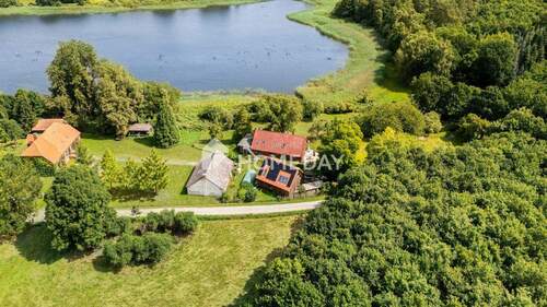 Außenansicht Drohne 9 - Zwei Häuser in Wasserlage - Ihr Refugium mit Zukunft